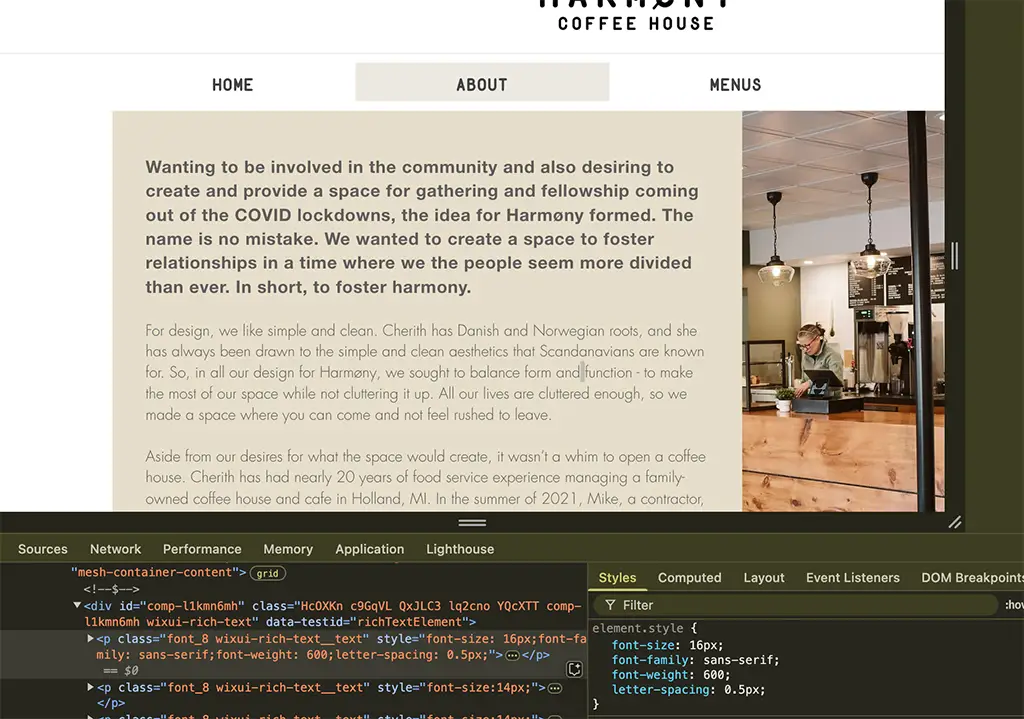 Harmony actual with DevTools